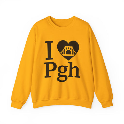 I Love PGH - Heavy Blend™ Crewneck Sweatshirt