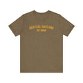 Central Oakland  - The Burgh Neighborhood Series - Unisex Jersey Short Sleeve Tee T-Shirt Printify Heather Olive S 