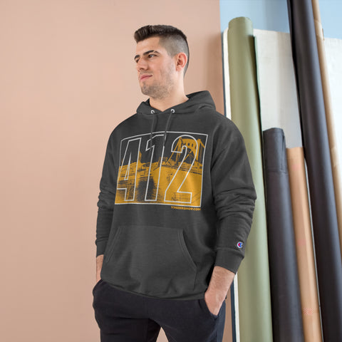 The 412 Series - PNC Park - Champion Hoodie Hoodie Printify   