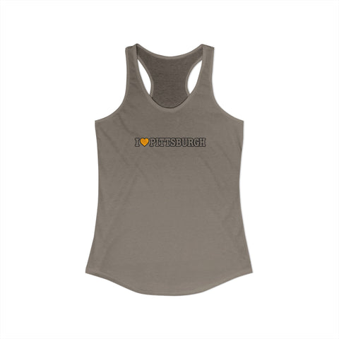 I Love Pittsburgh Women's Ideal Racerback Women's Tank