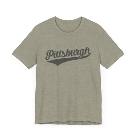 Pittsburgh Varsity Retro - Bella+Canvas 3001 T-Shirt