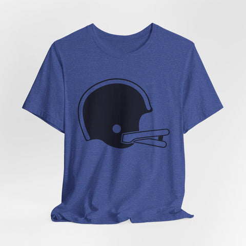 Classic Retro Football Helmet - Unisex Jersey Short Sleeve Tee