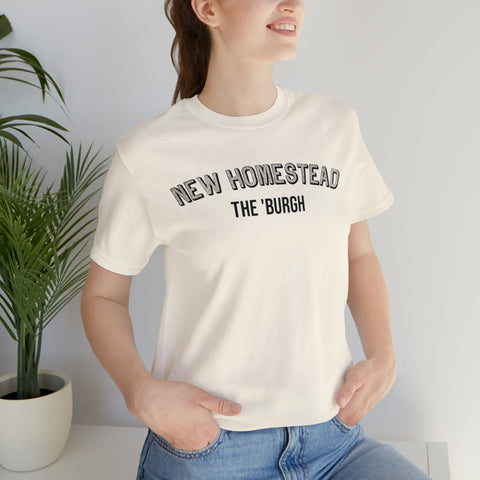 New Homestead - The Burgh Neighborhood Series - Unisex Jersey Short Sleeve Tee T-Shirt Printify   