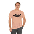 Pittsburgh Splash Skyline T-Shirt  - Unisex bella+canvas 3001 T-Shirt Printify   