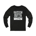 Straight Outta the Penalty Box - Long Sleeve Tee Long-sleeve Printify M Black Heather