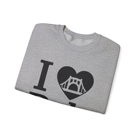 I Love PGH - Heavy Blend™ Crewneck Sweatshirt