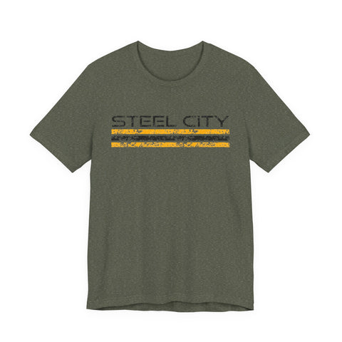 Vintage Steel City - Unisex Jersey Short Sleeve Tee