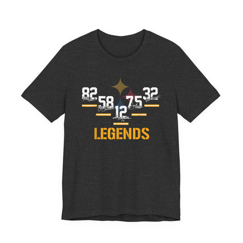 Pittsburgh Football Legends - Unisex Jersey Short Sleeve Tee