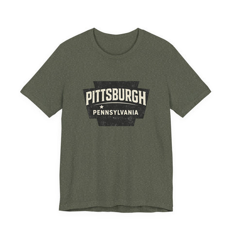 Pittsburgh Keystone City - Unisex Jersey Short Sleeve Tee