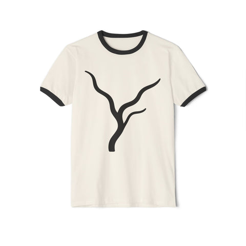 The Rivers of Pittsburgh - Unisex Cotton Ringer T-Shirt