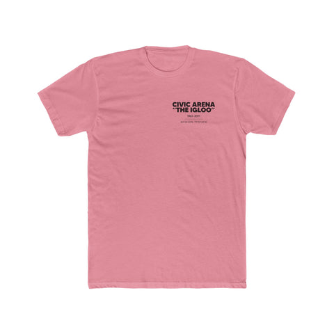 Pittsburgh Civic Arena "The Igloo" T-Shirt Print on Back w/ Small Logo T-Shirt Printify Solid Light Pink S 