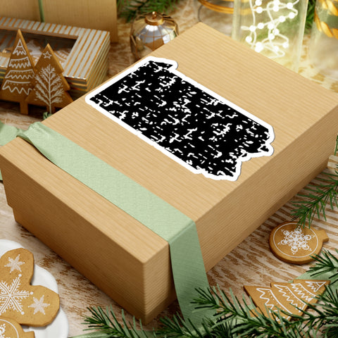 Pennsylvania Grunge -  Kiss-Cut Stickers