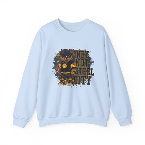 They Not Steel City Bear - Heavy Blend™ Crewneck Sweatshirt