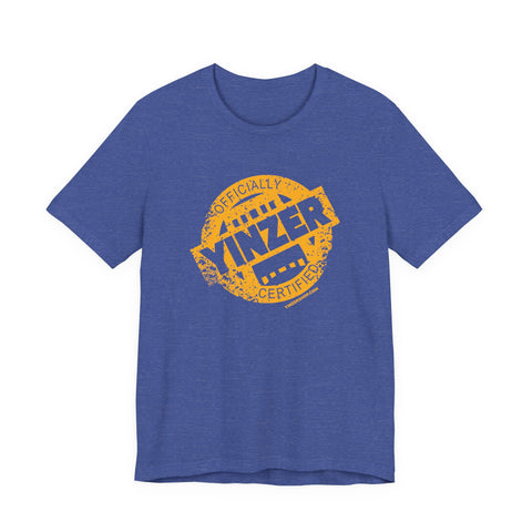 Certified Yinzer™ Stamped Graphic Unisex Jersey Short Sleeve Tee