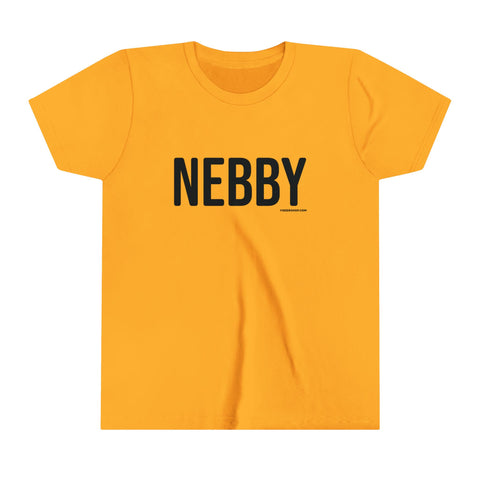 Nebby - Youth Short Sleeve Tee Kids clothes Printify Gold S