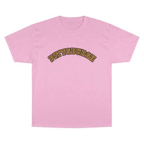 Pittsburgh Block Letters - Champion T-Shirt