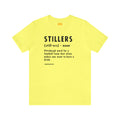 Pittsburghese Definition Series - Stillers - Short Sleeve Tee T-Shirt Printify Yellow S 