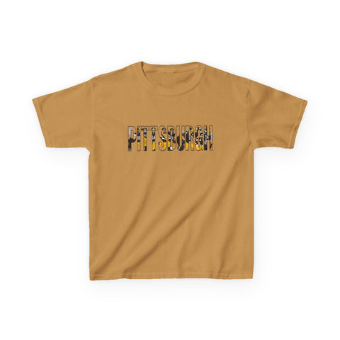 Pittsburgh Football Players - Kids Graphic T-Shirt