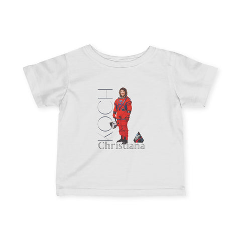 Artemis 2 Astronaut Christiana Koch Graphic Infant Fine Jersey Tee