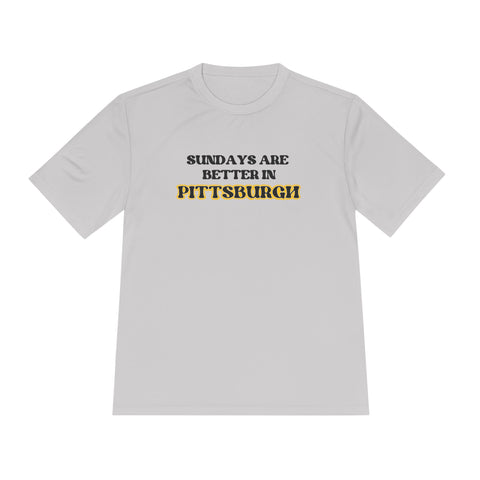 Pittsburgh Sundays - Sport-Tek Unisex Moisture Wicking Tee