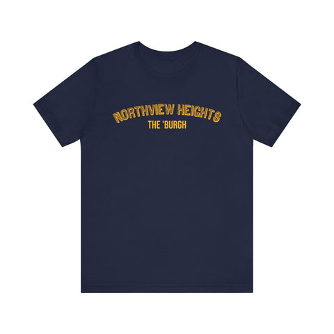 Northview Heights - The Burgh Neighborhood Series - Unisex Jersey Short Sleeve Tee T-Shirt Printify Navy XS 