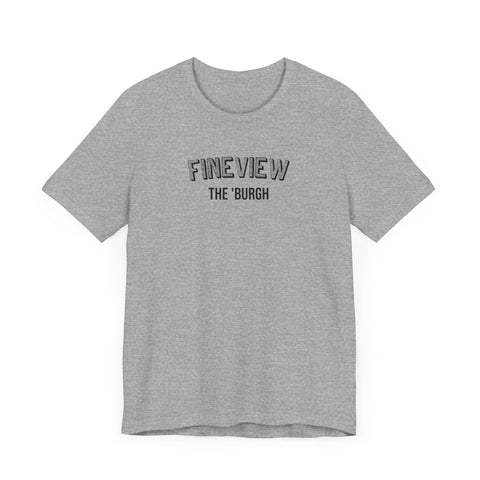 Fineview  - The Burgh Neighborhood Series - Unisex Jersey Short Sleeve Tee T-Shirt Printify   