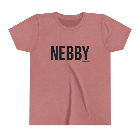 Nebby - Youth Short Sleeve Tee Kids clothes Printify Heather Mauve S