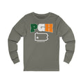 PGH Series Irish Flag - St. Patty's Day - Long Sleeve Tee Long-sleeve Printify S Grey TriBlend