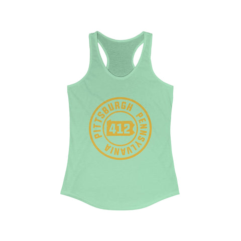 412 Pittsburgh Stamp - Women's Tang Top