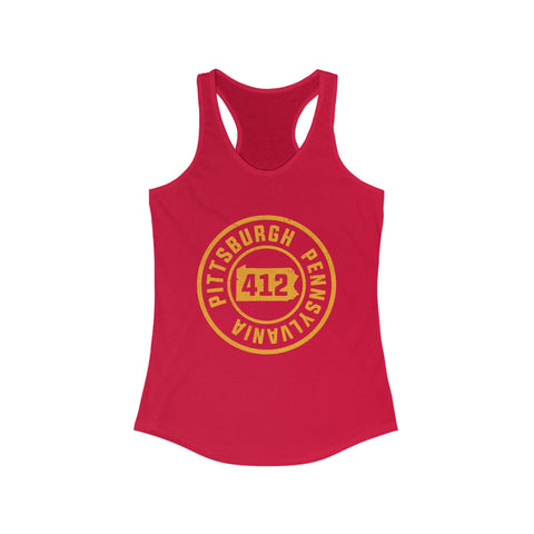 412 Pittsburgh Stamp - Women's Tang Top