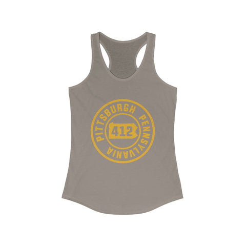 412 Pittsburgh Stamp - Women's Tang Top