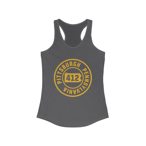 412 Pittsburgh Stamp - Women's Tang Top