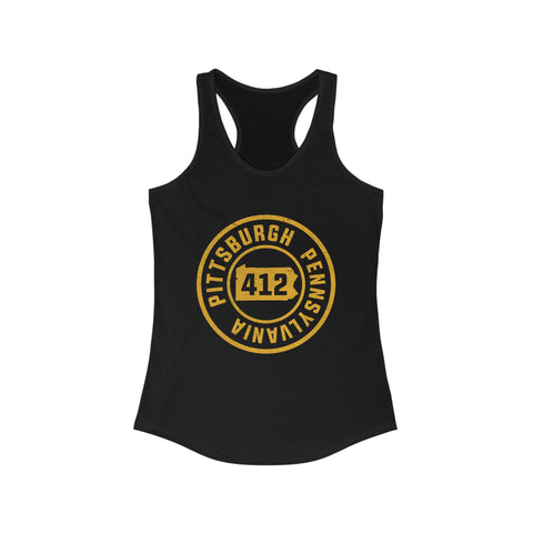 412 Pittsburgh Stamp - Women's Tang Top