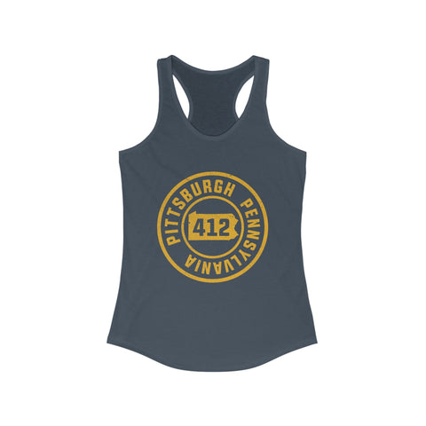 412 Pittsburgh Stamp - Women's Tang Top