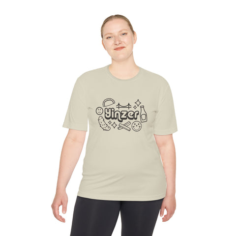 Yinzer Icon Doodles - Sport-Tek Unisex Moisture Wicking Tee