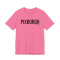 Pittsburgh PIXBURGH Short Sleeve T-Shirt T-Shirt Printify Heather Charity Pink XS