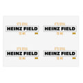 It's Still Heinz Field to Me Sticker - Sheet with 4 per sheet Paper products Printify 6" × 4" Transparent Die-Cut