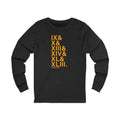 Pittsburgh Football Championship Ampersand - Long Sleeve Tee Long-sleeve Printify S Dark Grey Heather