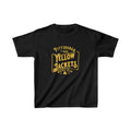 Pittsburgh Yellow Jackets Text T-Shirt (Youth) T-Shirt Vintage Ice Hockey Black XS 