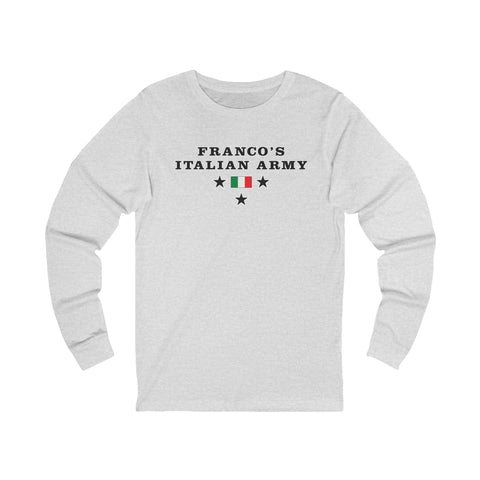 Franco's Italian Army - Unisex bella+canvas 3501 Long Sleeve Tee Long-sleeve Printify