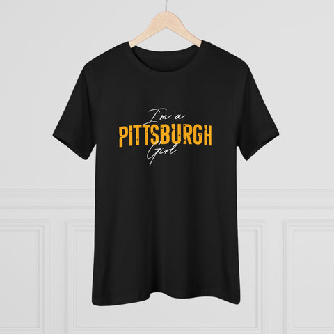 I'm a Pittsburgh Girl - Star Design - Women's Premium Tee