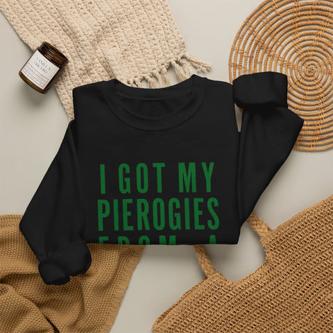 I Got My Pierogies From a Church in Pittsburgh - Gildan Heavy Blend™ Crewneck Sweatshirt