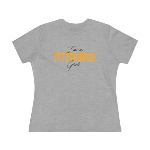 I'm a Pittsburgh Girl - Star Design - Women's Premium Tee