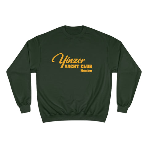 Yinzer Yacht Club Member - Champion Sweatshirt Sweatshirt Printify Dark Green S