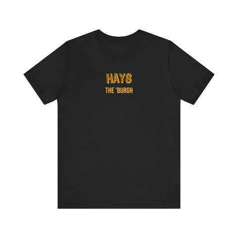 Hays  - The Burgh Neighborhood Series - Unisex Jersey Short Sleeve Tee T-Shirt Printify Black S 