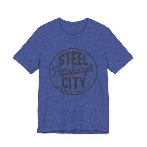 Pittsburgh - Steel City - Unisex Jersey Short Sleeve Tee