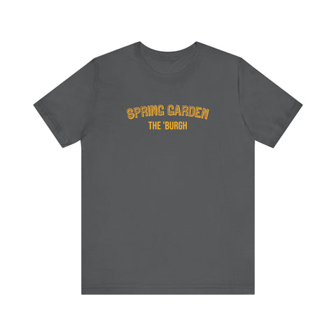 Spring Garden - The Burgh Neighborhood Series - Unisex Jersey Short Sleeve Tee T-Shirt Printify Asphalt S 