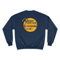 Yinzer Yacht Club - PRINT ON  BACK - Champion Sweatshirt Sweatshirt Printify Navy S 