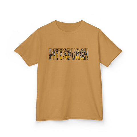 Pittsburgh Football Players - Kids Graphic T-Shirt