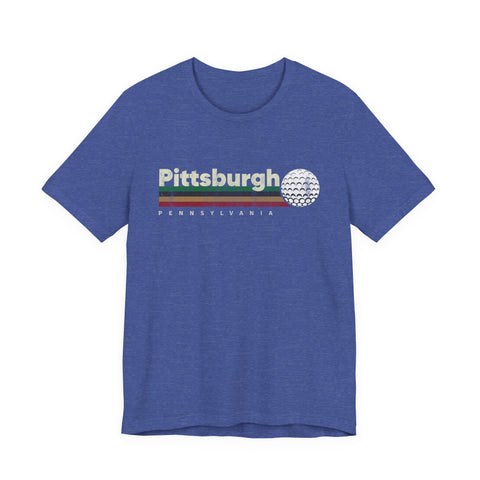 Vintage Pittsburgh Golf - Unisex Jersey Short Sleeve Tee